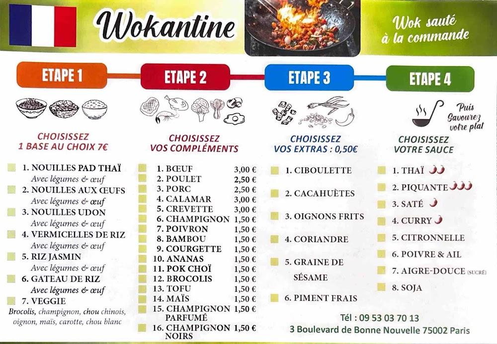 Wokantine - Menu Image 1